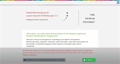 Desktop Screenshot of lkg-selbsthilfe.de